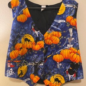 Women’s Vintage Saddle Diver Halloween Vest SzL Teachercore
